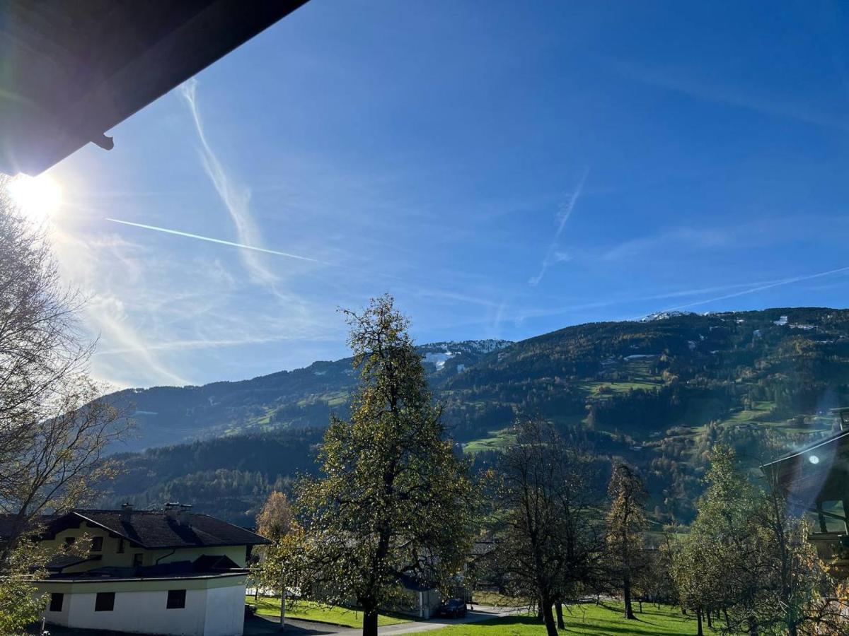 Ferienwohnung Platzhirsch Panorama View Balkon, Gartensauna, Garten, Grillplatz Штумм Экстерьер фото